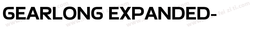 Gearlong expanded字体转换